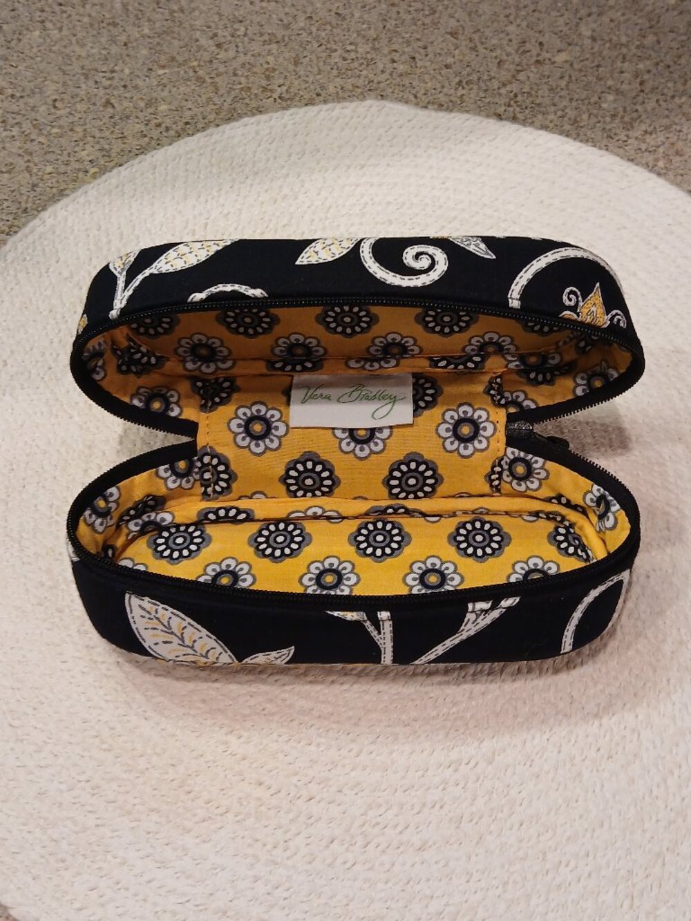 Vintage Vera Bradley Zippered Soft Eyeglass Case